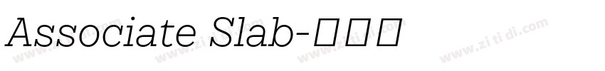 Associate Slab字体转换